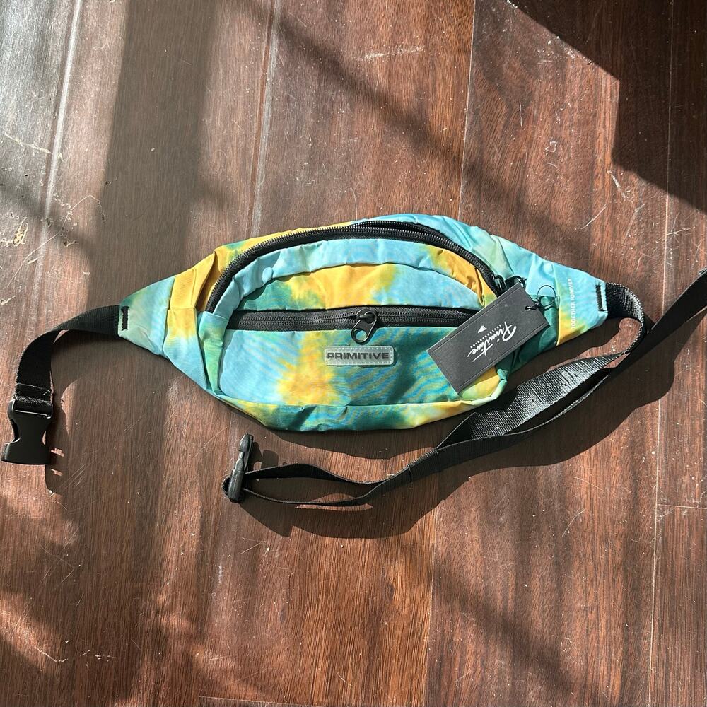 Primitive skateboarding tie dye fanny pack brand new